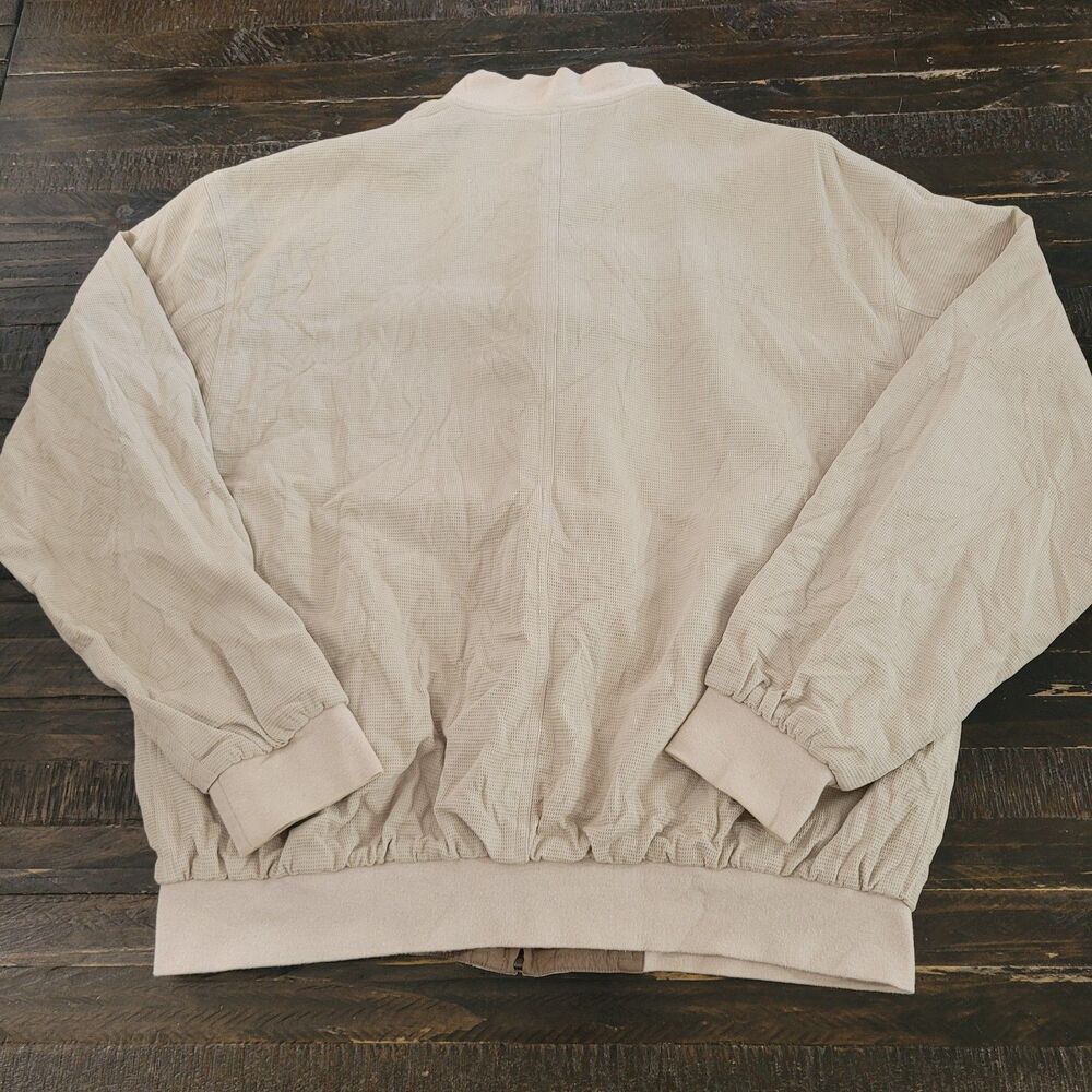 Vintage Tulliano Silk Lightweight Bomber Jacket Blouson Retro Style Mens Medium - Picture 4 of 7